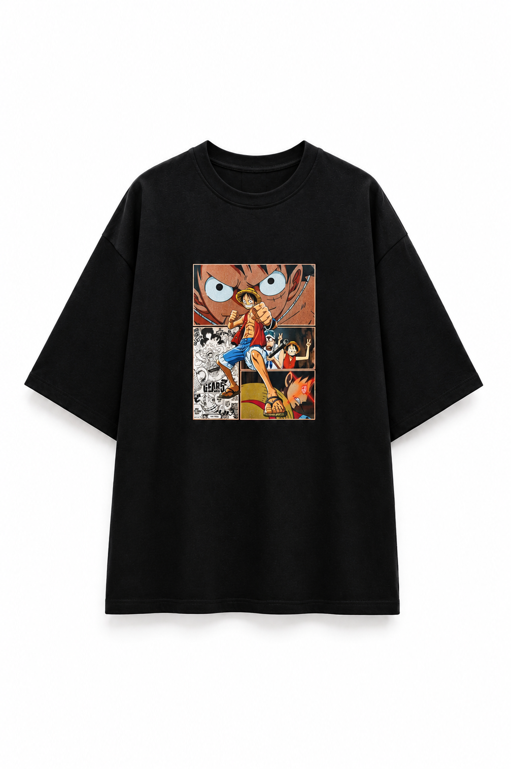 Anime Legacy Oversized Boxy T-Shirt – Black