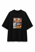Anime Legacy Oversized Boxy T-Shirt – Black