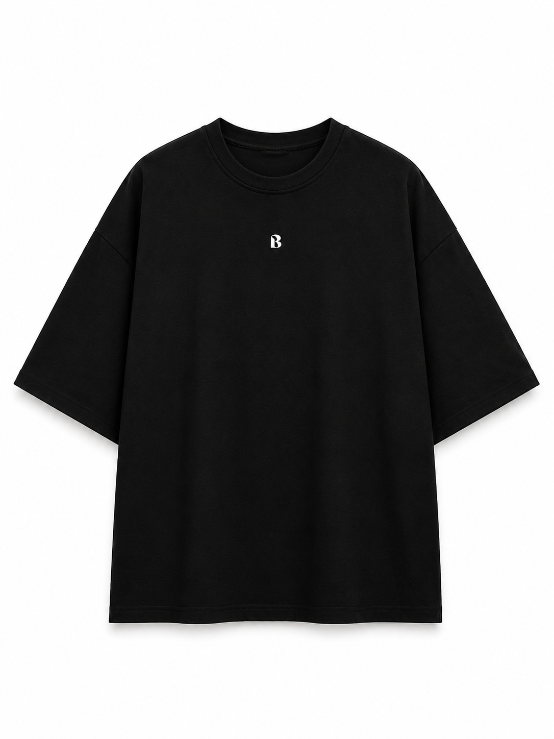 Oversized Boxy T-Shirt – Black