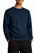 Pull montoné basique – Bleu Essentiel